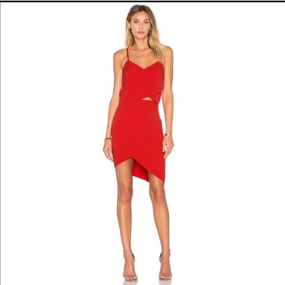 Elliat Red Tulip Dress size small